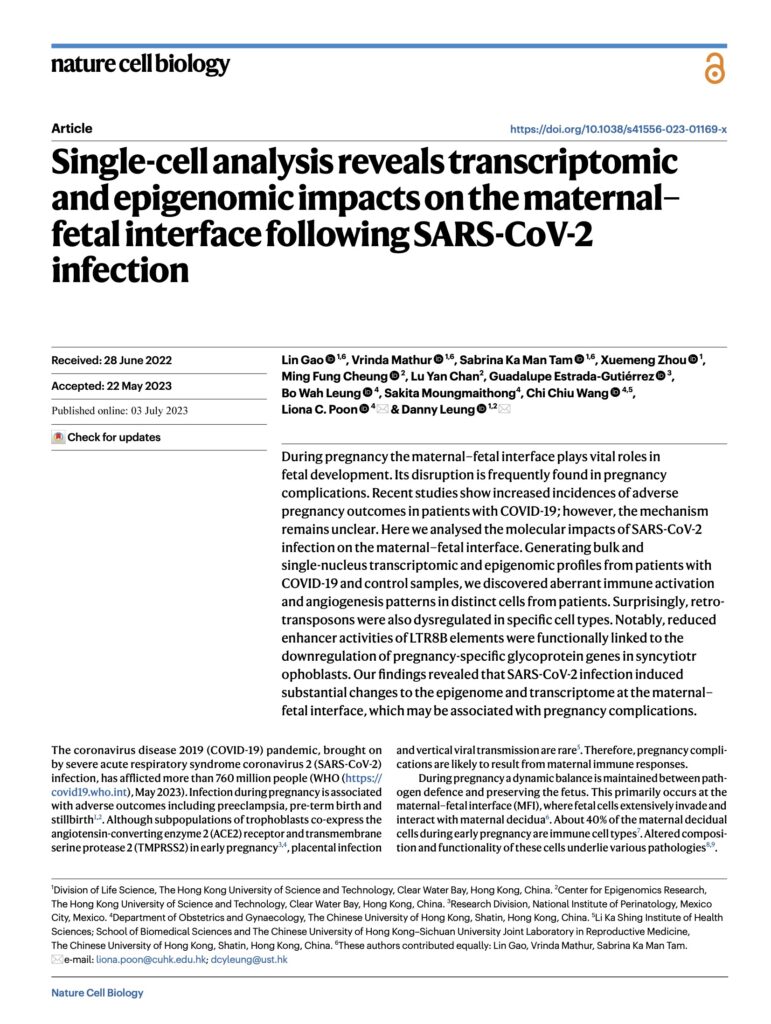 Publication Single Cell Analysis Reveals Transcriptomic And